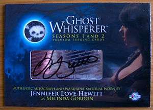   Whisperer 1 2 Autograph Costume Card GA 1 GAC 1 Jennifer Love Hewitt