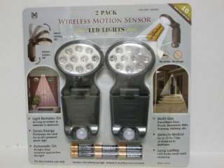   Wireless Motion Sensor Door/Entry Light 2 Pack Batteries Included