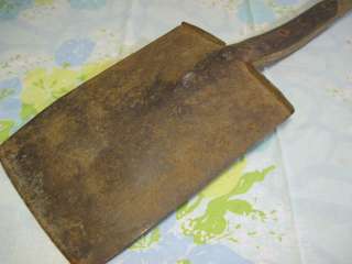 Antique #2 Wood D handle Coal Shovel Spade Flat  