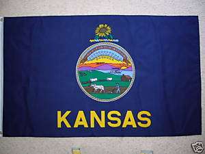 KANSAS STATE FLAG 3 X 5  