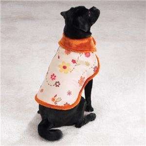  Dog Coat   Floral Suede Dog Coat   X Large (XL) Pet 