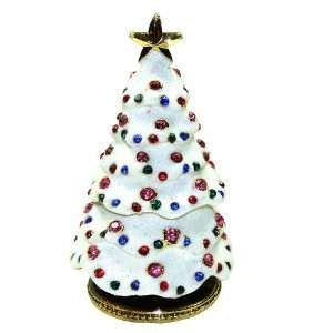  Objet DArt Release #343 Winter Wonderland Flocked Christmas Tree 
