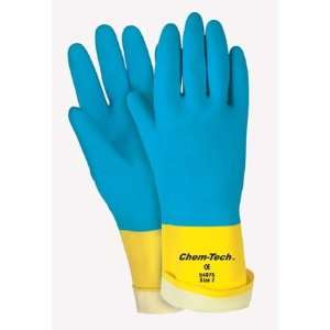   Gloves 28 Mil Neoprene On Latex, Flock Lined, 5407