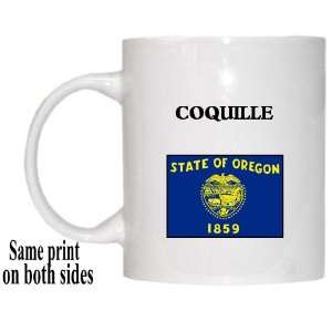  US State Flag   COQUILLE, Oregon (OR) Mug 