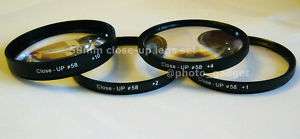 Macro + Close Up Lenses for Canon Powershot G7 G9 58mm  