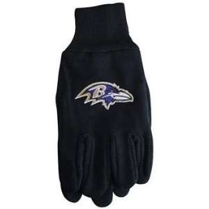  Baltimore Ravens Work Gloves (Set of 3)