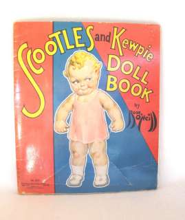   1936 Rose ONeill Scootles & Kewpie Doll Book, Paper Dolls  