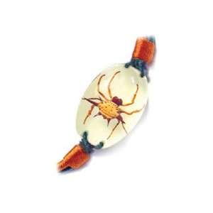 Real Genuine Spiny Spider Bug Insect in Lucite Bracelet 