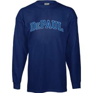  Depaul Blue Demons Perennial Long Sleeve T Shirt Sports 