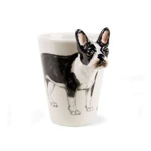  Boston Terrier Handmade Coffee Mug (10cm x 8cm)