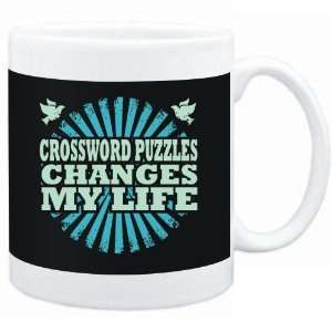  Mug Black  Crossword Puzzles changes my life  Hobbies 