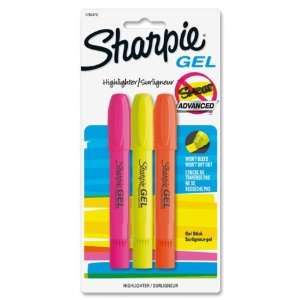  Sharpie Accent Gel Highlighter,Ink Color Assorted   3 
