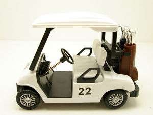 Brand New 5 inch Diecast metal Golf Club Cart model caddy car with 