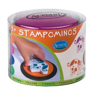 Aladine Stampominos, Carnival Colored Extra Large Stamp Pads, Set of 4