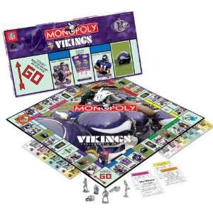    Minnesota Vikings Collectors Edition Monopoly Toys & Games