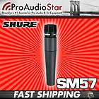 Shure SM57 Dynamic Cardiod Instrument Microphone SM 57 PROAUDIOSTAR