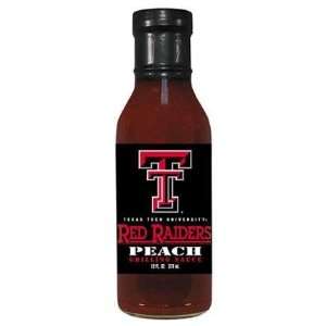 Hot Sauce Harrys 4244 TEXAS TECH Red Raiders Peach Grilling Sauce 