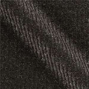  58 Wide Lurex Stretch Rib Sweater Knit Charcoal Fabric 