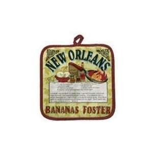  New Orleans Bananas Foster Recipe Pot Holder Kitchen 