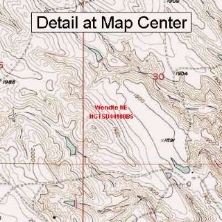   Map   Wendte NE, South Dakota (Folded/Waterproof)