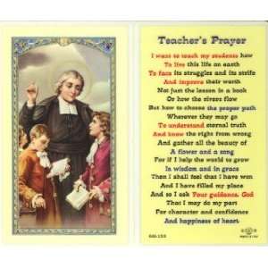  Teachers Prayer Holy Card (800 159)   10 pack Everything 