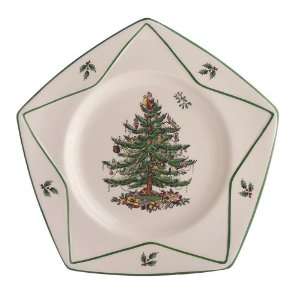  Spode Christmas Tree Star Plate