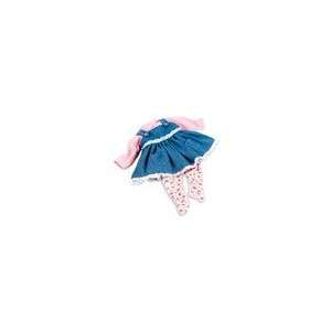   Dressy Denim Outfit for 19 Vinyl Baby Girl Doll Toys & Games