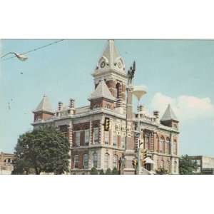  Gibson County Indiana Court House Post Card 70s 