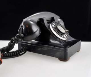 C1948 Western Electric Bell System 306 Lucy Black Bakelite Phone Henry 