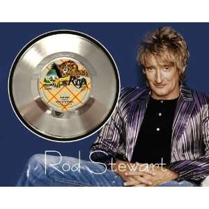  Rod Stewart Sailing Framed Silver Record A3 Electronics