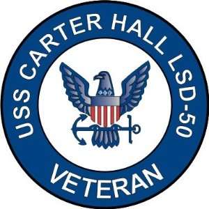  US Navy USS Carter Hall LSD 50 Ship Veteran Decal Sticker 
