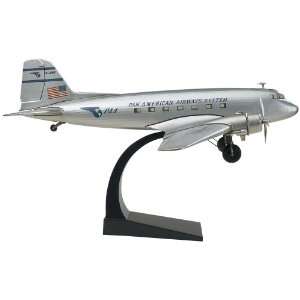  Silver DC3 Aircraft Replica Airplane
