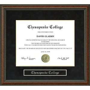  Chesapeake College Diploma Frame