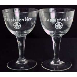 Belgian Beer Glasses Westmalle Trappistenbier Trappist 