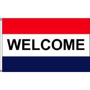  WELCOME MESSAGE OUTDOOR FLAG