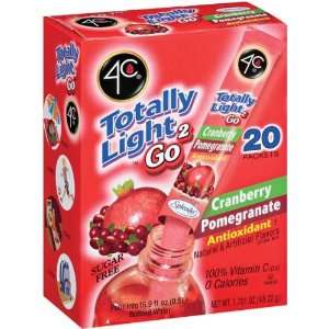 4C Psd Stix Totally Light Tea2Go Cranberry Pomegranate with 