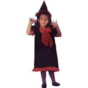  Witch Costume with Hat Child Size T Toddler 2T 4T Toys 