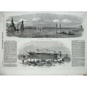   1854 Barrage River Nile Launch Napoleon Ardrossan Ship