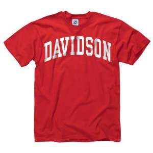  Davidson Wildcats Red Arch T Shirt