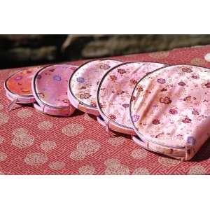    Blossom Brocade Wallets and Make Up Bag   Pink 