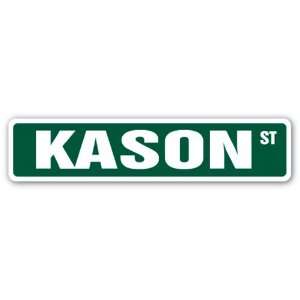  KASON Street Sign name kids childrens room door bedroom 