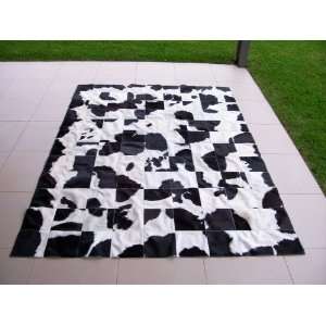    NEW COWHIDE PATCHWORK RUG cow hide skin carpet