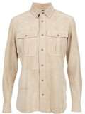 Ralph Lauren Suede Shirt   Tessabit   farfetch 