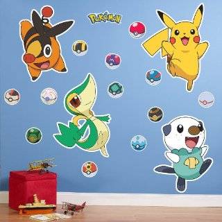 Pokemon Black and White Giant Wall Decals