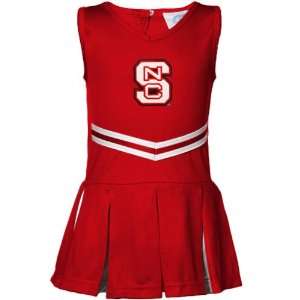 North Carolina State Wolfpack Toddler Girls Cheerleader Dress   Red