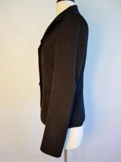 CINZIA ROCCA black blazer coat with detailed stitching  