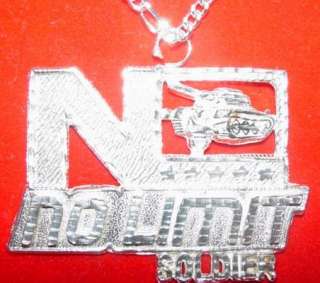 NEW No Limit Soldier Pendant Charm Records Jewelry  