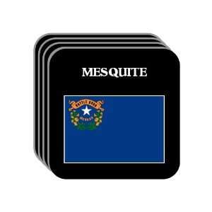 US State Flag   MESQUITE, Nevada (NV) Set of 4 Mini Mousepad Coasters
