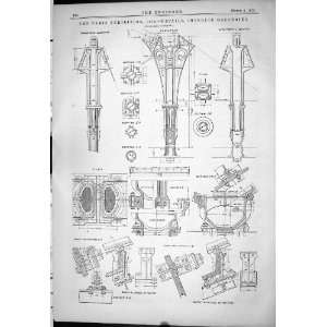  1878 ENGINEERING PARIS EXHIBITION DETAILS INTERIOR 