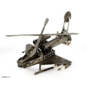  Auto parts sculpture, Toucan Helicopter